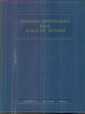 Seller image for diagnosi differenziale delle malattie interne. for sale by Librodifaccia