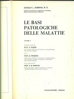 Bild des Verkufers fr Le basi patologiche delle malattie vol 2 zum Verkauf von Librodifaccia