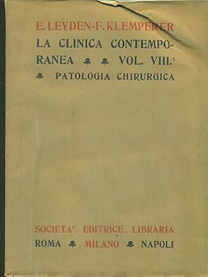 Immagine del venditore per La clinica contemporanea vol VIII - I Patologia chirurgica venduto da Librodifaccia