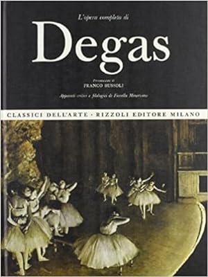 Imagen del vendedor de L'opera completa di Edgar Degas. a la venta por FIRENZELIBRI SRL