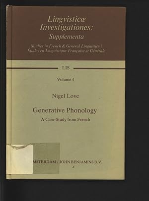 Immagine del venditore per Generative Phonology. A Case-Study from French. venduto da Antiquariat Bookfarm
