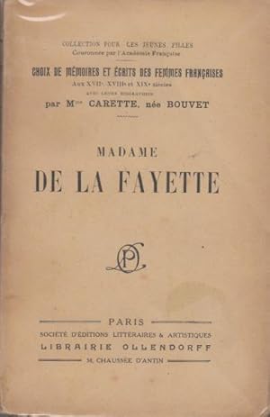 Seller image for Madame la fayette for sale by crealivres