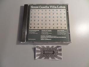 Bild des Verkufers fr Henze, Villa-Lobos, Casella: Telemanniana / Bachiana / Scarlattiana [CD]. zum Verkauf von Druckwaren Antiquariat