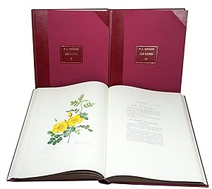 Image du vendeur pour Les roses.Antwerp, De Schutter, 1974-1978. 4 volumes. Large folio (55 x 36 cm). A complete facsimile of the first edition (Paris, Firmin Didot, 1817-1824) with additions from the third edition, portraits, and extensive new material including commentaries, biographies and bibliographies, and an English summary of Thory's text. With 179 colour plates. Finely bound in red half morocco. mis en vente par ASHER Rare Books