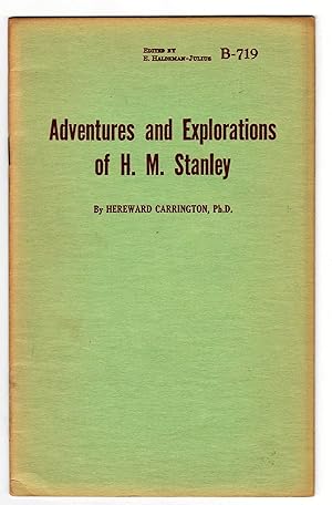 Adventures and Explorations of H. M. Stanley
