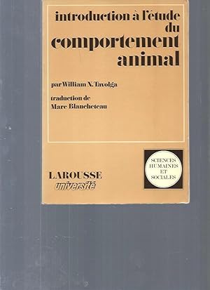 Introduction à l'étude du comportement animal