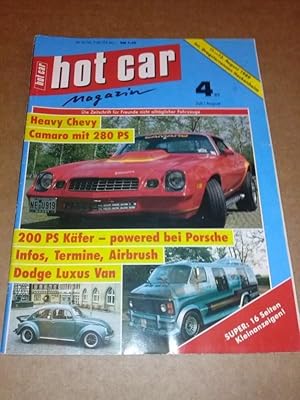 hot car Magazin - Die Zeitschrift für Freunde nicht alltäglicher Fahrzeuge - Juli/August 4 1989