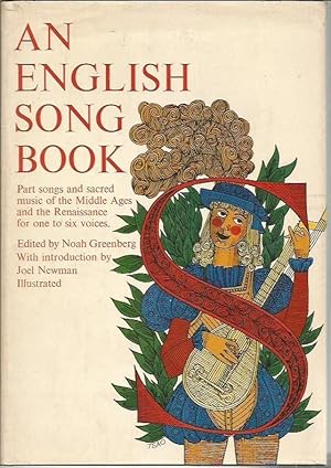 Imagen del vendedor de An English Song Book: Part Songs and Sacred Music of the Middle Ages and Renaissance for one to six voices a la venta por Bookfeathers, LLC