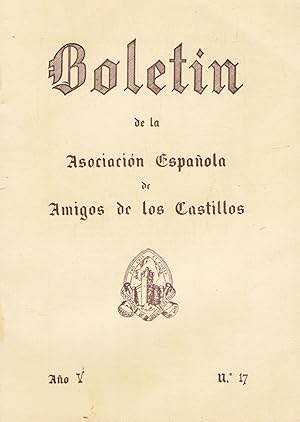 Imagen del vendedor de BOLETN DE LA ASOCIACIN ESPAOLA DE AMIGOS DE LOS CASTILLOS. Publicacin Trimestral. 1957, n 17, 2 trimestre a la venta por Librera Torren de Rueda