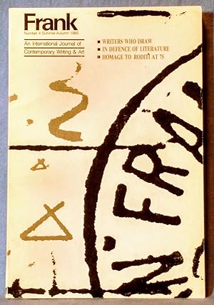 Imagen del vendedor de FRANK: AN INTERNATIONAL JOURNAL OF CONTEMPORARY WRITING AND ART: NUMBER 4 : SUMMER-AUTUMN 1985 a la venta por The Sensible Magpie