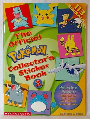 Imagen del vendedor de THE OFFICIAL POKMON COLLECTOR'S STICKER BOOK NO. 2 a la venta por The Sensible Magpie