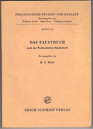 Imagen del vendedor de Philologische Studien Und Quellen, Heft 14: Das Faustbuch: nach der Wolfenbuttler Handschrift a la venta por Recycled Books & Music