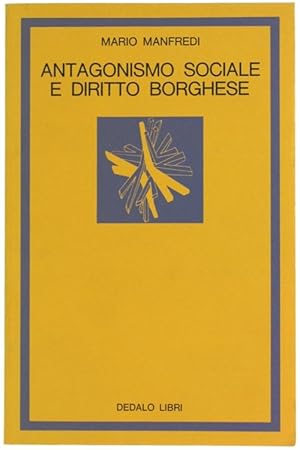 Immagine del venditore per ANTAGONISMO SOCIALE E DIRITTO BORGHESE.: venduto da Bergoglio Libri d'Epoca