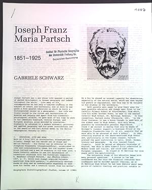 Bild des Verkufers fr Joseph Franz Maria Partsch 1851-1925; zum Verkauf von books4less (Versandantiquariat Petra Gros GmbH & Co. KG)