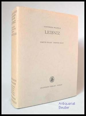 Bild des Verkufers fr Smtliche Schriften und Briefe. 3. Reihe: Mathematischer, naturwissenschaftlicher und technischer Briefwechsel. 1. Band: 1672-1676. Herausgegeben von der Akademie der Wissenschaften der DDR. Dieser Band: Herausgegeben von dem Leibniz-Archiv der Niederschsischen Landesbibliothek Hannover. zum Verkauf von Antiquariat Beutler