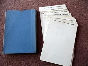 Automobile Repair Data Sheets / Wall Charts. Numbered C1 to C18