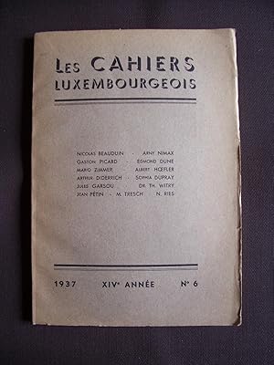 Les cahiers luxembourgeois - N°6 1937