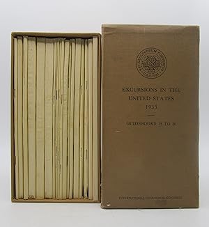 Excursions in the United States 1933 (Guidebooks 13 to 30)