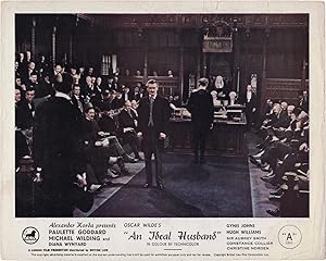 Bild des Verkufers fr An Ideal Husband (Original British front-of-house card from the 1947 film) zum Verkauf von Royal Books, Inc., ABAA