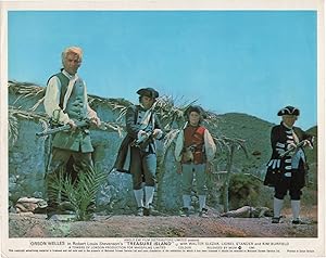 Bild des Verkufers fr Treasure Island (Three British front-of-house cards from the 1950 film) zum Verkauf von Royal Books, Inc., ABAA