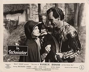 Bild des Verkufers fr The Story of Robin Hood and his Merrie [Merry] Men (Original British front-of-house card from the 1952 film) zum Verkauf von Royal Books, Inc., ABAA