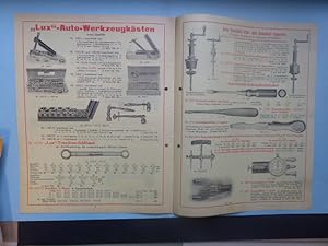 Bild des Verkufers fr LUX" Auto-Werkzeuge sind allen voran! Liste Nr. 210 (15. 1. 32). zum Verkauf von Antiquariat Heinzelmnnchen