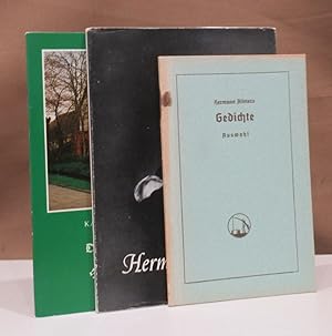 Bild des Verkufers fr Konvolut von 3 Titeln von und ber Hermann Allmers. zum Verkauf von Dieter Eckert