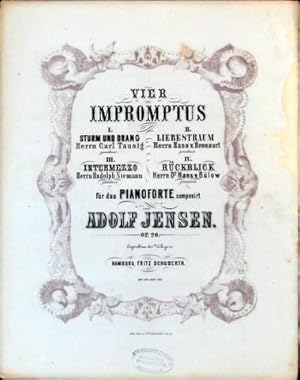 [Op. 20] Vier Impromptus für das Pianoforte componirt. Op. 20