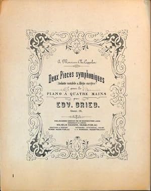 [Op. 14] Deux pièces symphoniques (Andante cantabile & Allegro energico) pour le piano à quatre m...