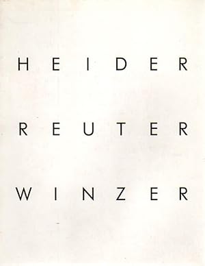 Seller image for Heider - Reuter - Winzer. XIIIeme Biennale Artistique des Pays Mediterraneens d`Alexandrie 1980, Republique Federale d`Allemagne, Commissaire: Hans Albert Peters. Alexandrie, Musee des Beaux-Arts, 26.1. - 25.4.1980; Dsseldorf, Kunstmuseum, 18.5. - 15.6.1980. Herausgegeben und eingeleitet von Hans Albert Peters. for sale by Antiquariat Querido - Frank Hermann