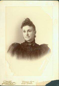 Seller image for Black and White Photograph of a lady, mounted on a Taber Paris Panel display board. for sale by Wittenborn Art Books