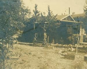 Imagen del vendedor de Black and white photograph of house surrounded by small trees. a la venta por Wittenborn Art Books