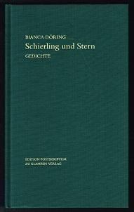 Seller image for Schierling und Stern: Gedichte. - for sale by Libresso Antiquariat, Jens Hagedorn