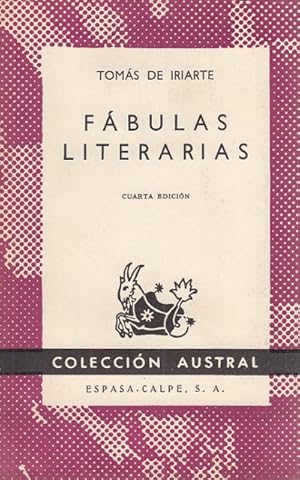 Imagen del vendedor de FBULAS LITERARIAS a la venta por Librera Vobiscum