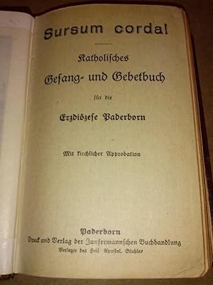Sursum corda! Katholisches Gesang- und Gebetbuch für die Erzdiözese Paderborn - mit kirchlicher A...