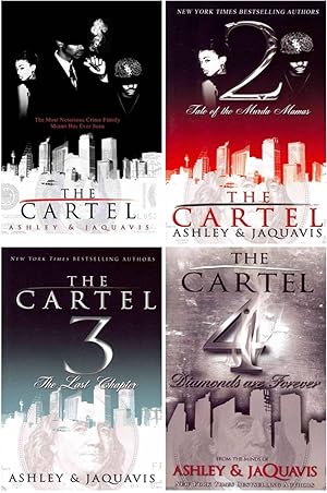 The Cartel Series 1-4 MASS MARKET Paperback Collection by Ashley & Jaquavis! New