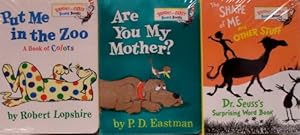 Seller image for Bright and Early Board Books - 3 Board Book Set (Are You My Mother? / The Shape of Me and Other Stuff / Put Me in the Zoo) [Board book] Dr. Seuss for sale by Lakeside Books