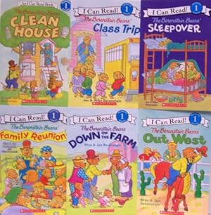 Immagine del venditore per I Can Read Berenstain Bears Reader Collection (Sleepover, Class Trip, Clean House, Out West, Down On the Farm, Family Reunion) [Paperback] Stan Berenstain venduto da Lakeside Books