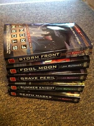 Seller image for Dresden Files (Storm Front / Fool Moon / Grave Peril / Summer Knight / Death Masks) [Mass Market Paperback] Jim Butcher for sale by Lakeside Books