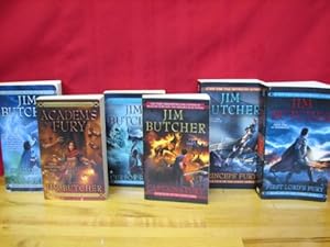 Image du vendeur pour Codex Alera Series Complete Set, 6 Book Collection, By Jim Butcher, Volumes 1-6 (Furies of Calderon / Academ's Fury / Cursor's Fury / Captain's Fury / Princep's Fury / First Lord's Fury) [Mass Market Paperback] mis en vente par Lakeside Books