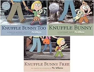 Seller image for Mo Willems Knuffle Bunny Book Set of 3 - [Knuffle Bunny: A Cautionary Tale, Knuffle Bunny Too: A Case of Mistaken Identity, Knuffle Bunny Free: An Unexpected Guest] [Hardcover] Mo Willems for sale by Lakeside Books