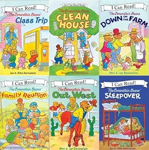 Seller image for Berenstain Bears Reader Collection: Berenstain Bears' Class Trip; Berenstain Bears Down on the Farm, The Berenstain Bears Family Reunion, The Berenstain Bears Out West; The Berenstain Bears' Sleep Over; The Berenstain Bears Clean House (I Can Read, Six Book Set) [Paperback] Stan and Jan Berenstain for sale by Lakeside Books