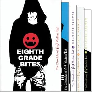 Seller image for The Chronicles of Vladimir Tod Collection 5 Book Set Includes: Eighth Grade Bites, Ninth Grade Slays, Tenth Grade Bleeds, Eleventh Grade Burns, Twelfth Grade Kills (The Chronicles of Vladimir Tod) [Paperback] Heather Brewer for sale by Lakeside Books