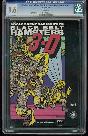 ADOLESCENT RADIOACTIVE BLACK BELT HAMSTERS 3-D #1-9.6 0155327026