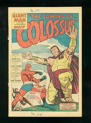 Immagine del venditore per TALES TO ASTONISH #51 1964-JACK KIRBY-COLOSSUS-WASP-GIANT MAN-FR venduto da DTA Collectibles