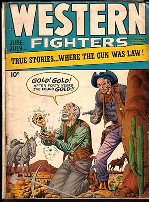 WESTERN FIGHTERS #2-1948-GREAT ART-HILLMAN PUBS. VG