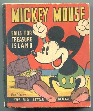 Mickey Mouse Sails For Treasure Island PREMIUM Big Little Book BLB 1935 FN