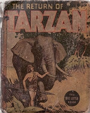 RETURN OF TARZAN-1936-BIG LITTLE BOOK-WHITMAN-#1102 FR/G