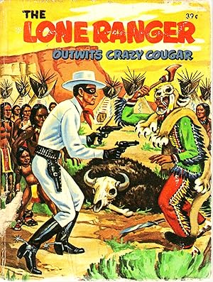 LONE RANGER OUTWITS CRAZY COUGAR-1968-WHITMAN-BLB #2013 G/VG