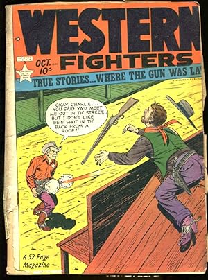 WESTERN FIGHTERS #11 1949-FRANK FRAZETTA-WILLIAMSON-WOW G/VG